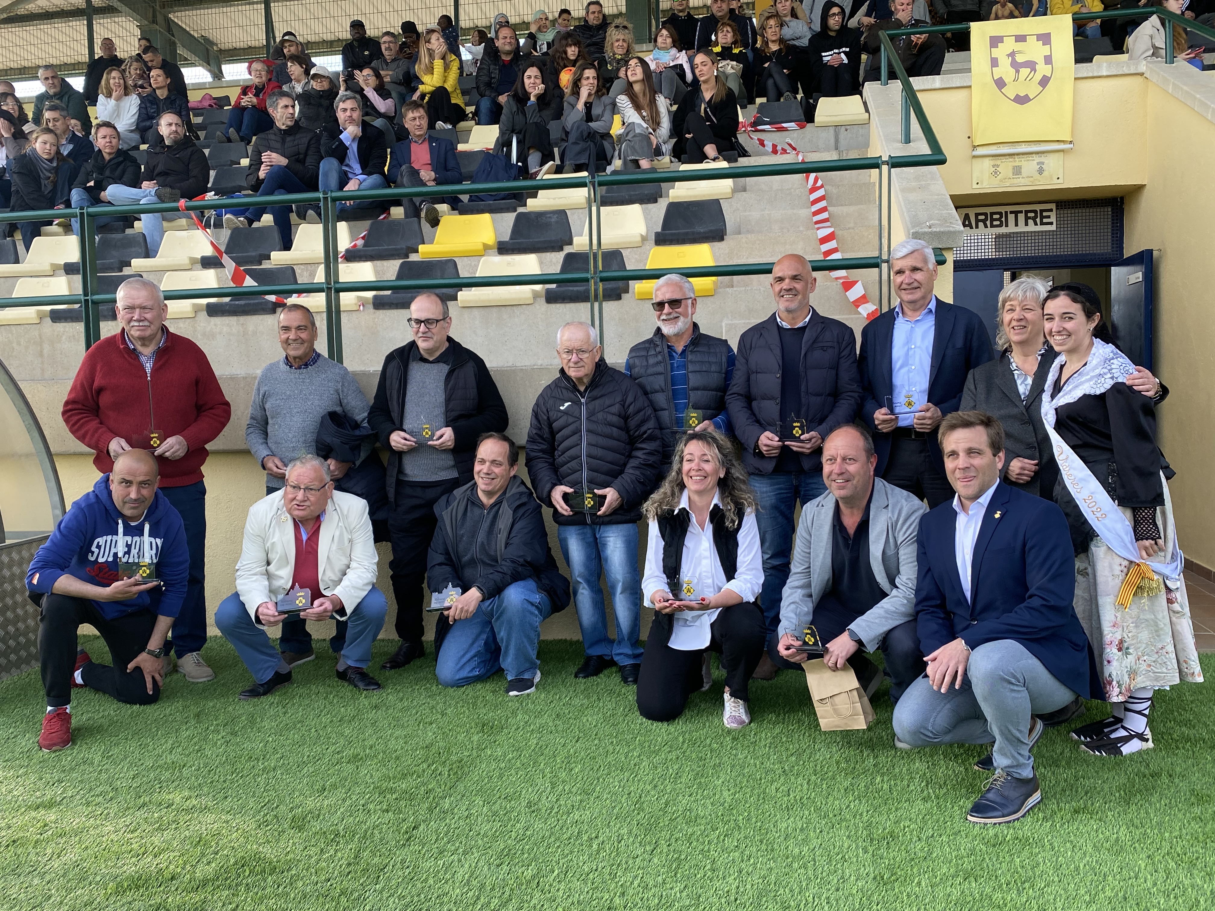 L’Ajuntament de Vidreres inaugura les reformes del camp de futbol 